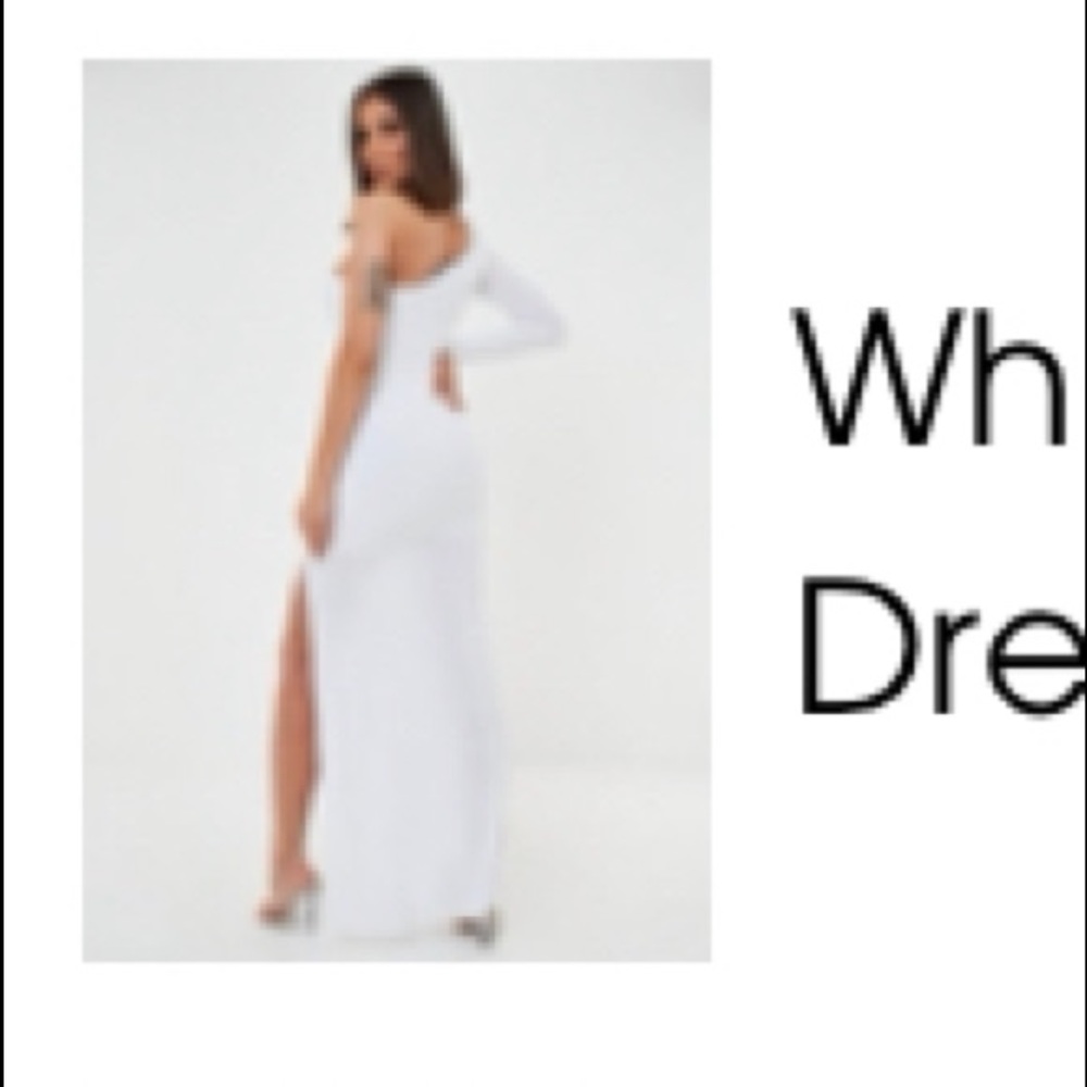MISSGUIDED one sleeve dress